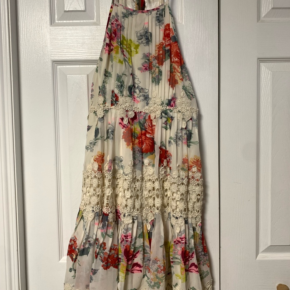 Ranna Gill Floral Halter Dress